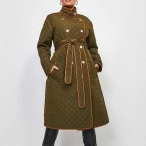 Lydia Millen x Karen Millen Quilted Coat